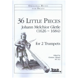 36 Trompeter-Stückle für 2 Trompeten - Spielpartitur - Johann Melchior Gletle