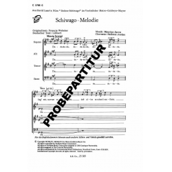 Schiwago-Melodie : für gem Chor - Maurice Jarre
