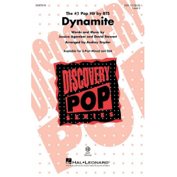 Dynamite - David Stewart & Jessica Agombar / Arr. Audrey Snyder