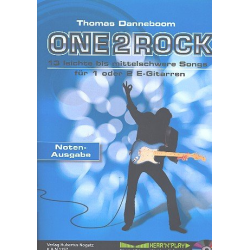 One 2 Rock (+CD) für 1 oder 2 E-Gitarren - Thomas Danneboom