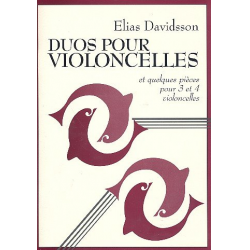 Duette für 2 Violoncelli, teilweise mit - Elias Davidsson