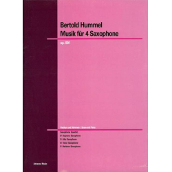 Musik für Saxophone op. 88f - Bertold Hummel
