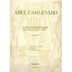 5 estudios no.4 para guitarra - Abel Carlevaro