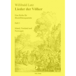 Lieder der Völker Band 1 Island, - Willibald Lutz