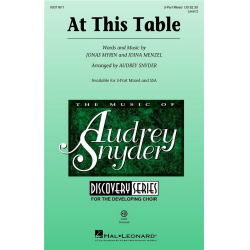 At This Table - Idina Menzel / Arr. Audrey Snyder