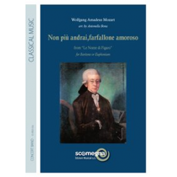 Non Piu' Andrai Farfallone Amoroso (Voice Bariton od. Euphonium & Band) - Wolfgang Amadeus Mozart / Arr. A. Bona
