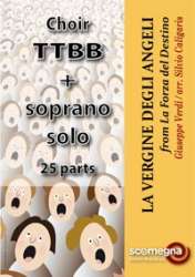 LA VERGINE DEGLI ANGELI (Parti Coro TTBB + Soprano solo) - Giuseppe Verdi / Arr. Silvio Caligaris