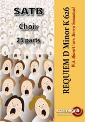 REQUIEM D MINOR K 627 (SATB choir set) - Wolfgang Amadeus Mozart / Arr. Marco Somadossi