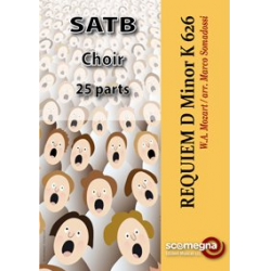 REQUIEM D MINOR K 627 (SATB choir set) - Wolfgang Amadeus Mozart / Arr. Marco Somadossi