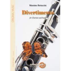 Divertimento for Bb Clarinet and Band - Massimo Bertaccini