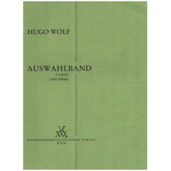 W23  Wolf, 23 Lieder (Auswahlband) - Hugo Wolf