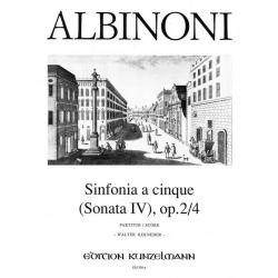 Sinfonia a cinque c-Moll op.2,4 : - Tomaso Albinoni