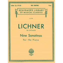 9 Sonatinas, Op. 4, 49, 66 - Heinrich Lichner