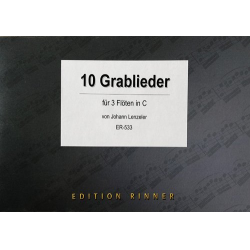 10 Grablieder für Flötentrio - Johann Lenzeler