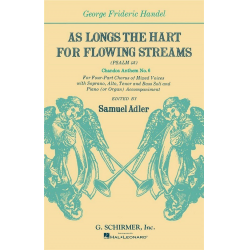 As Longs the Hart for Flowing Streams (Psalm 42) - Georg Friedrich Händel (George Frederic Handel) / Arr. Samuel Adler