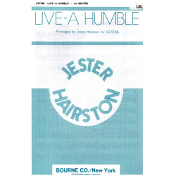Live-A-Humble (SSATBB) - Jester Hairston