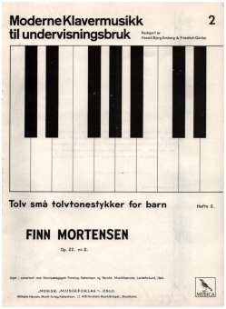Moderne klavermusikk til undervisningsbruk op.22 Nr.2 vol.2