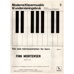 Moderne klavermusikk til undervisningsbruk op.22 Nr.2 vol.2 - Finn Mortensen