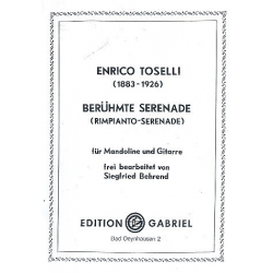 Berühmte Serenade für - Enrico Toselli