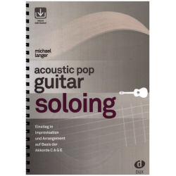 Acoustic Pop Guitar Soloing (+Online Audio) - Michael Langer