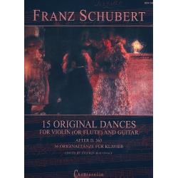 15 Original Dances D365:  for violin (flute) - Franz Schubert