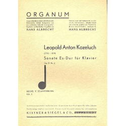Sonate Es-Dur op.51,2 : für Klavier - Leopold Anton Kozeluch