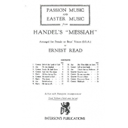 Passion and Easter Music from Messiah - Georg Friedrich Händel (George Frederic Handel)