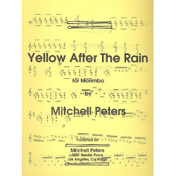 Yellow after the Rain - Mitchell Peters