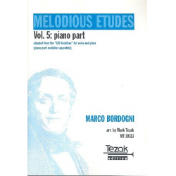 Melodious Etudes vol.5 : for - Marco Bordogni
