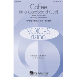 Coffee (In a Cardboard Cup) - John Kander / Arr. Kevin Robison