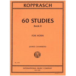 Kopprasch, C - 60 STUDIES II Horn - Carl Kopprasch