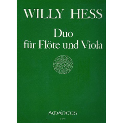 Duo - für Flöte und Viola - Willy Hess