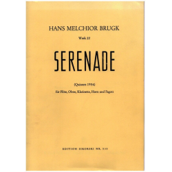 Serenade op.22 : für Flöte, Oboe, - Hans Melchior Brugk