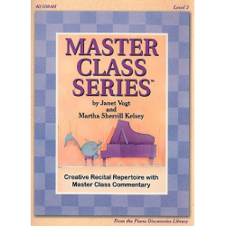 Master Class Series Level 3 for piano