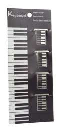Klammer Tastatur Edelstahl 20 x 25 mm (Set mit 4 Stück)