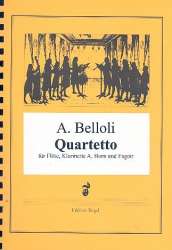 Quartett für Flöte, Klarinette, Horn - Belloli Agostino