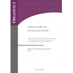 Gott hat Jesum erwecket - für Soli, gem Chor und Orchester Partitur und Orchesterstimmen - Christian Ritter
