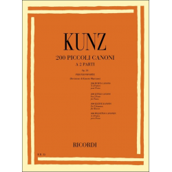 200 piccoli canoni a 2 parti op.14 - Konrad Max Kunz