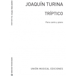 Triptico para canto y piano - Joaquin Rodrigo