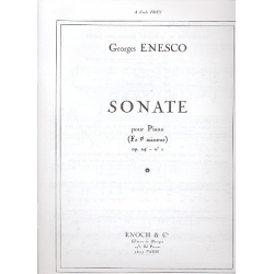Sonate fa dièse mineur op.24 no.1 - George Enescu