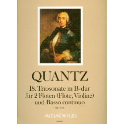 Sonate B-Dur Nr.18 QV2-42 - für - Johann Joachim Quantz