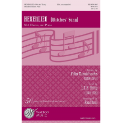 Hexenlied (SSA) - Felix Mendelssohn-Bartholdy / Arr. Paul Neal