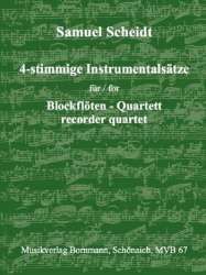 Vierstimmige Instrumentalsätze - Samuel Scheidt