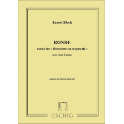 Bloch  - Ronde Cht-Piano - Ernest Bloch
