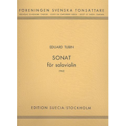 Sonate for solo violin - Eduard Tubin