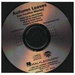 Autumn Leaves (Les Feuilles Mortes) - Johnny Mercer / Arr. Paris Rutherford