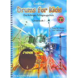 Drums for Kids (+CD) Anfänger- - Gerd Carl
