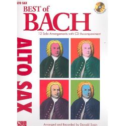 Best of Bach (+CD) for alto saxophone - Johann Sebastian Bach