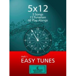 5x12 - Easy Tunes - C-Instrumente (Bassschlüssel) - Traditional / Arr. Stewart Burgess
