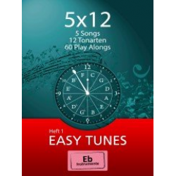 5x12 - Easy Tunes - Eb-Instrumente - Traditional / Arr. Stewart Burgess